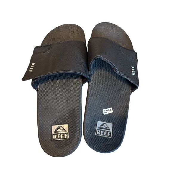 Reef Mens Slide Sandals Black Non-Slip Rubber Casual Footwear Size 11 - Picture 6 of 6